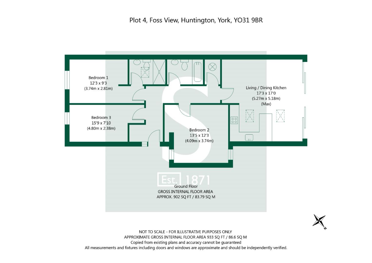 Huntington Road Plot 4, Foss View York YO31 9BR Huntington Road Plot 4, Foss View York YO31 9BR