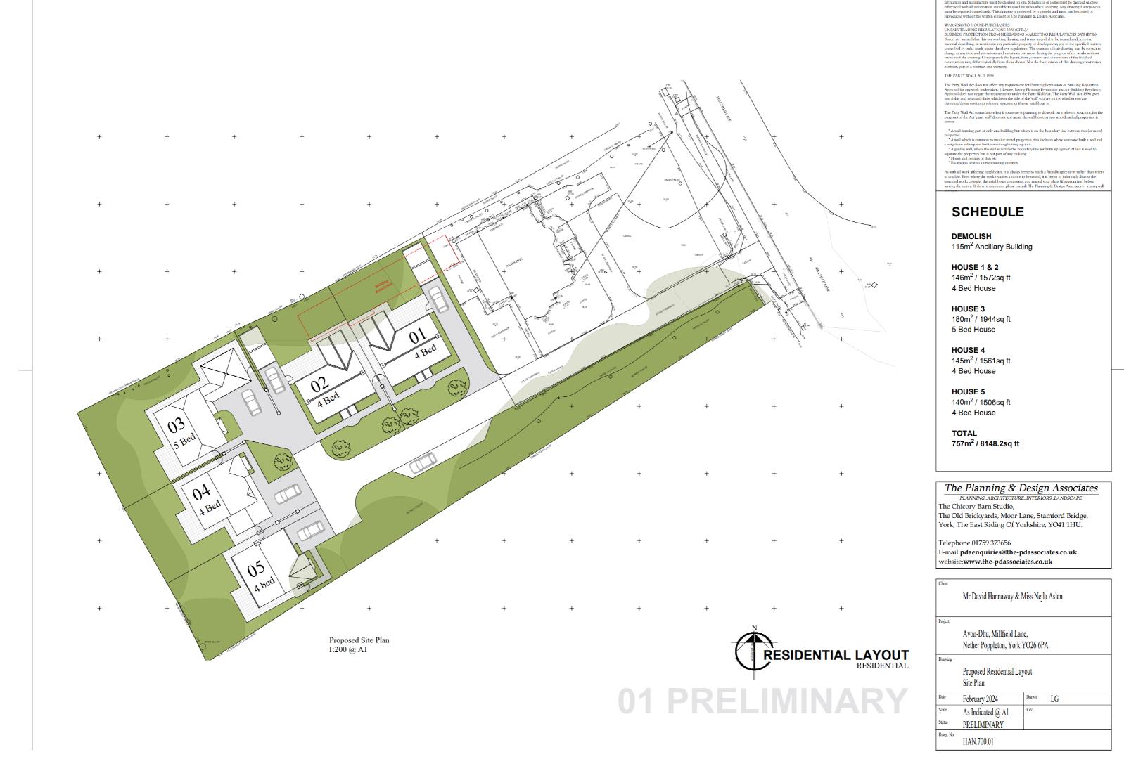 Millfield Lane Development Site, Avon Dhu York YO26 6PA
