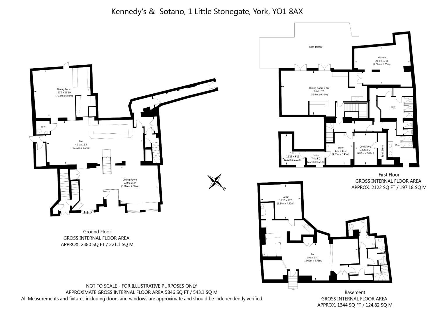 Little Stonegate Kennedy's & Sotano, 1 York YO1 8AX