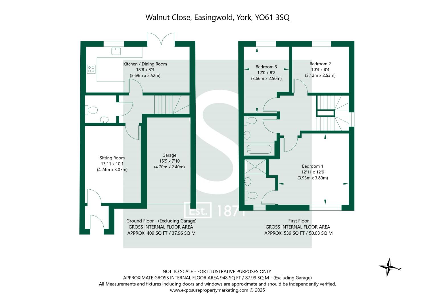 Walnut Close 10 York YO61 3SQ Walnut Close 10 York YO61 3SQ