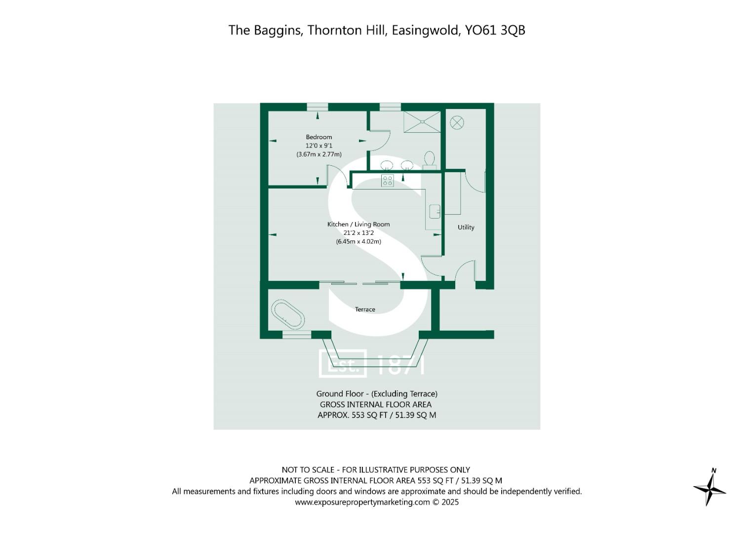Thornton-on-the-Hill Eco Pods 1, 2 & 3, The Baggins York YO61 3QB