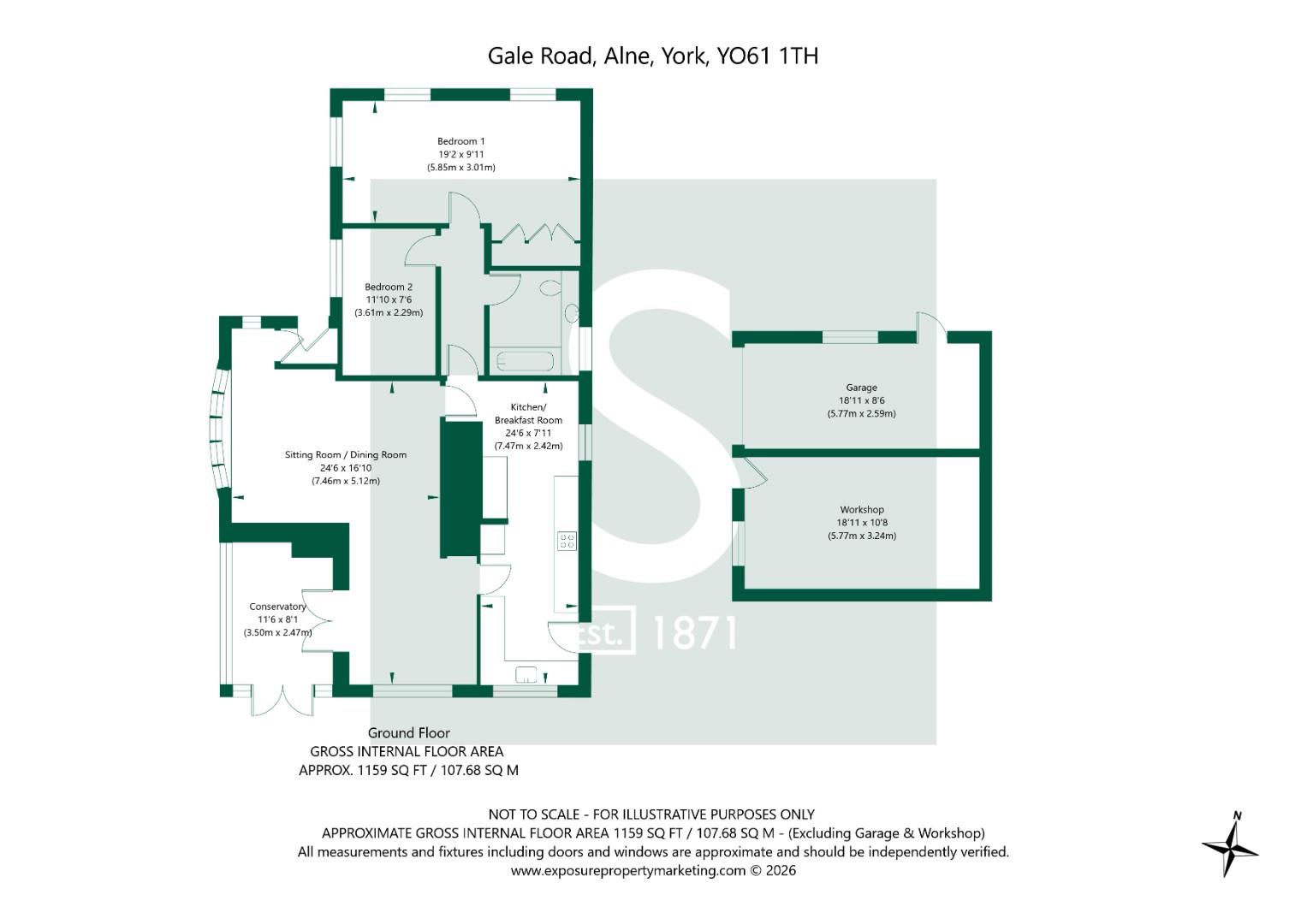 Gale Road Summer Cottage York YO61 1TH
