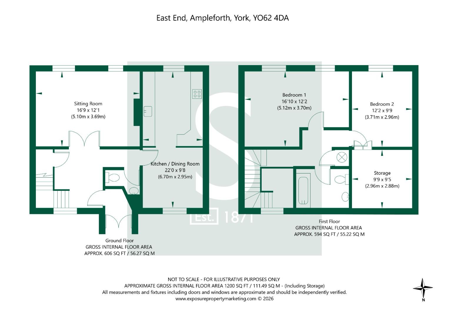East End The Old Chapel House Ampleforth YO62 4DA