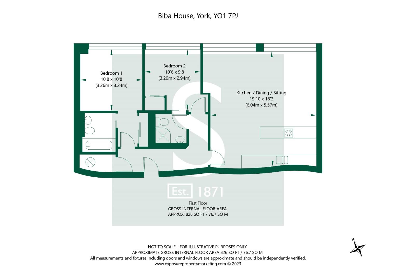 St. Saviours Place 12 Biba House York YO1 7PJ