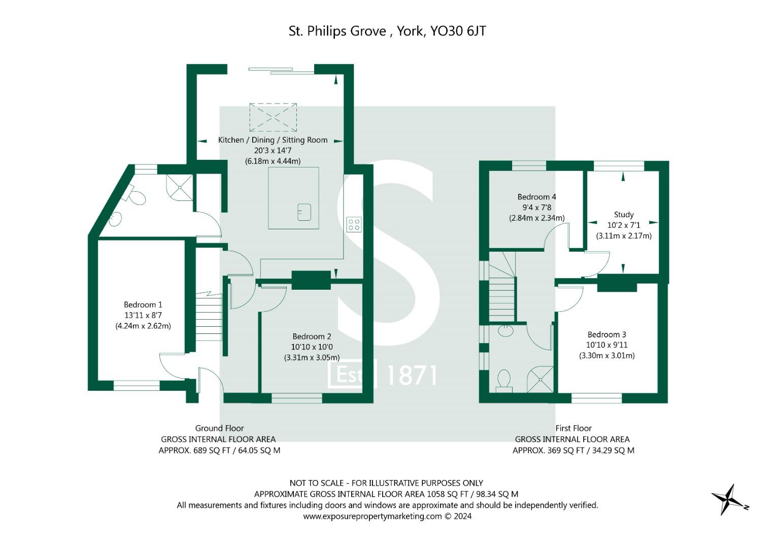 St. Philips Grove Room 1, 1 York YO30 6JT