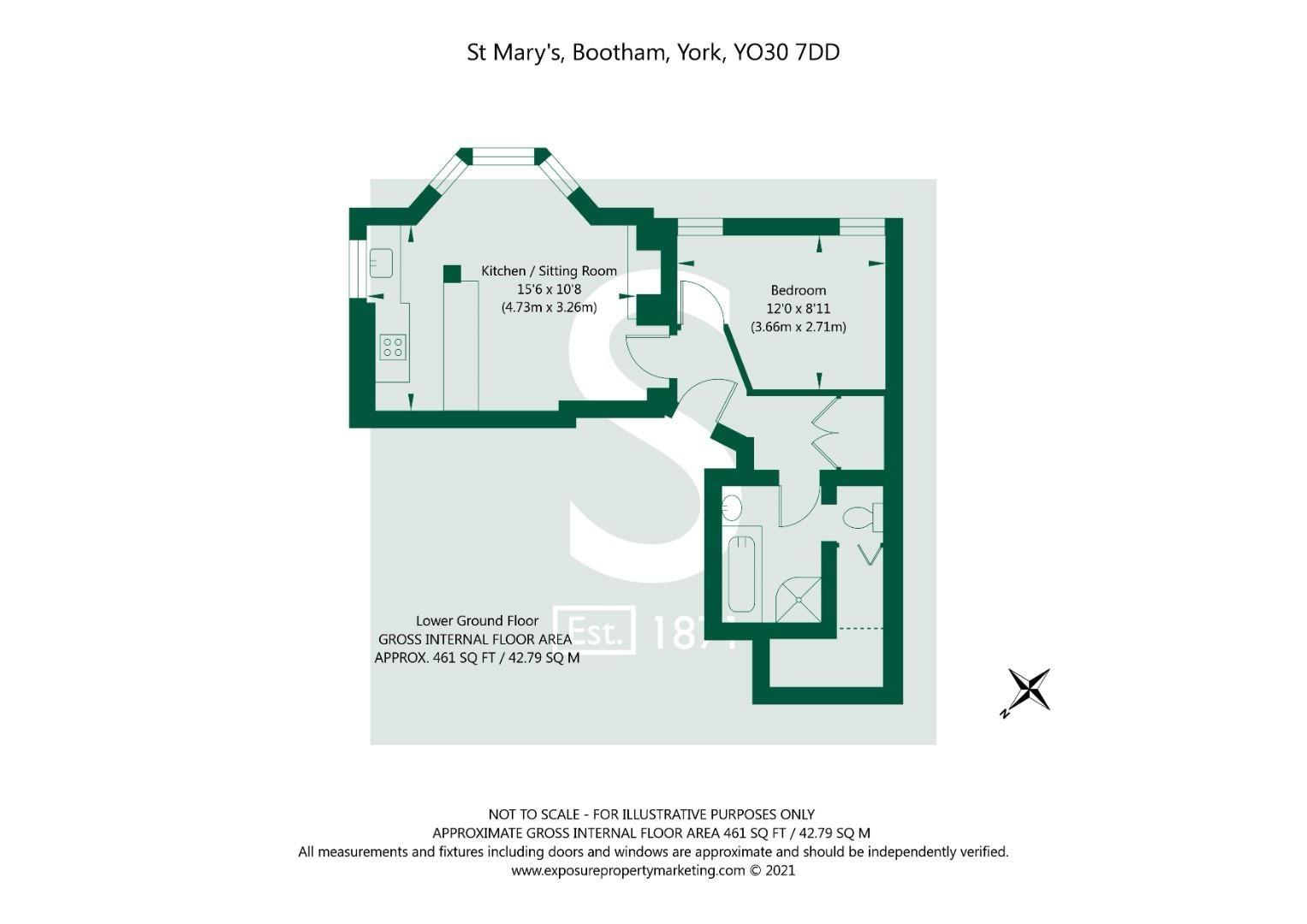St. Marys Flat B, 30 York YO30 7DD