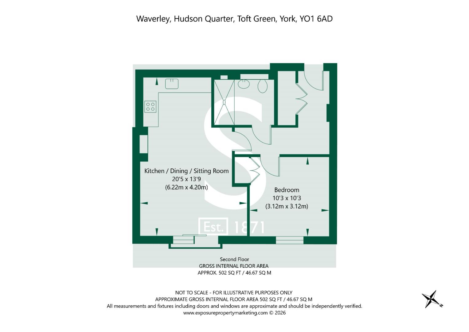 Toft Green Apartment 15 Waverley, Hudson Quarter York YO1 6AD
