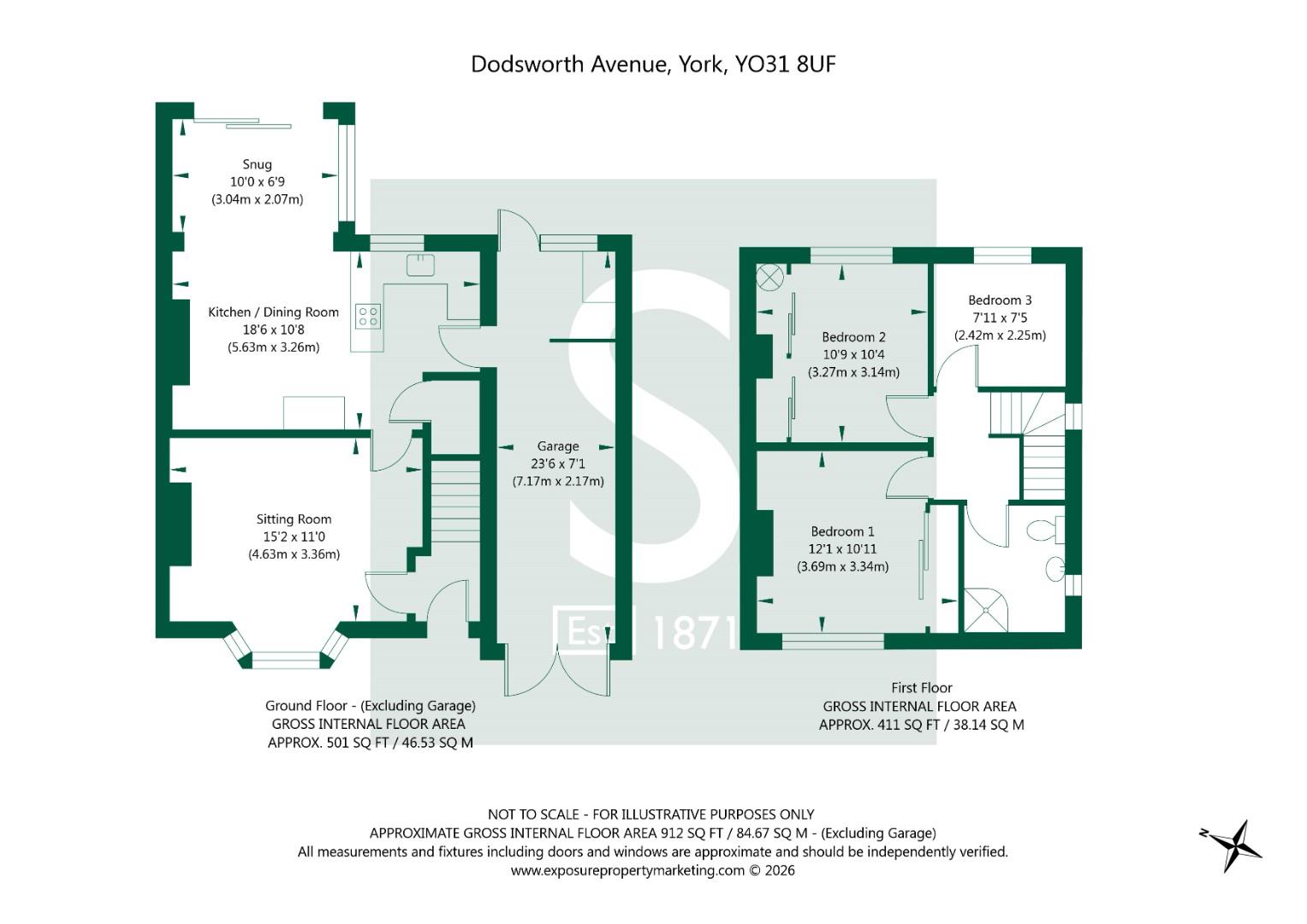 Dodsworth Avenue 72 York YO31 8UF