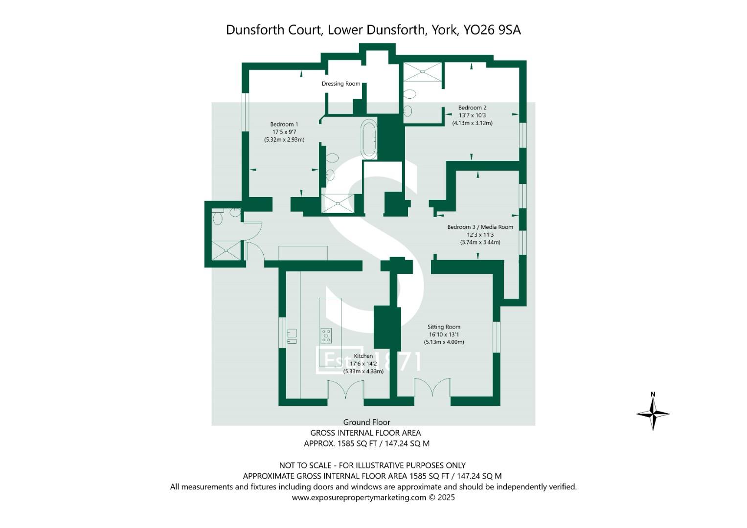 Dunsforth Court Flat 5 Lower Dunsforth YO26 9SA Dunsforth Court Flat 5 Lower Dunsforth YO26 9SA