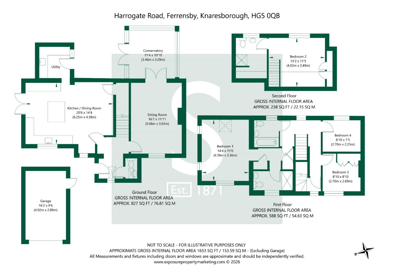Harrogate Road 1 Ferrensby HG5 0QB
