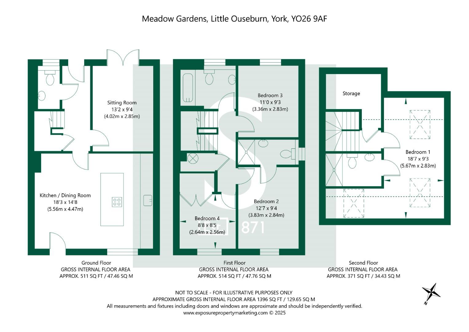 Meadow Gardens 2 Little Ouseburn YO26 9AF