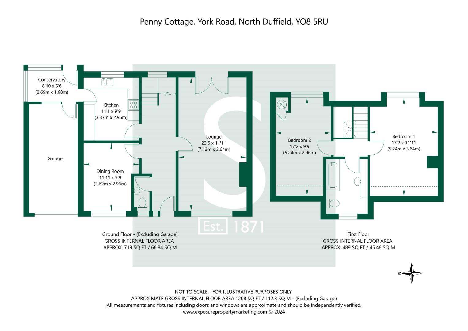 York Road Penny Cottage North Duffield YO8 5RU York Road Penny Cottage North Duffield YO8 5RU