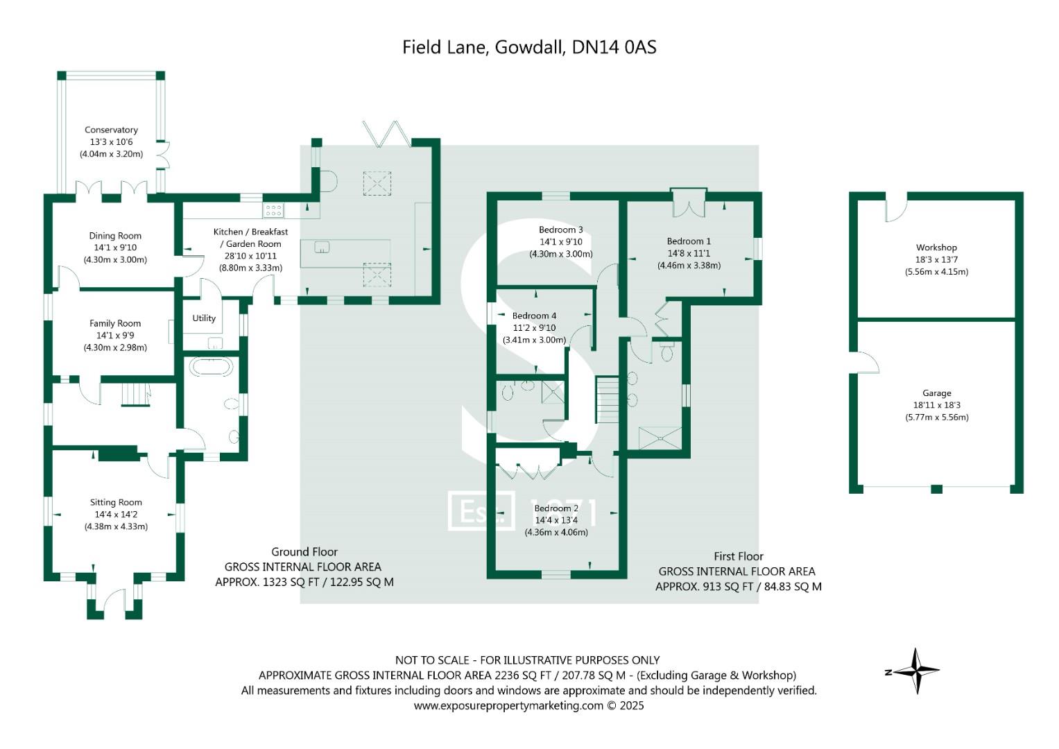 Field Lane Crossing House, Field Lane Cottage Gowdall DN14 0AS