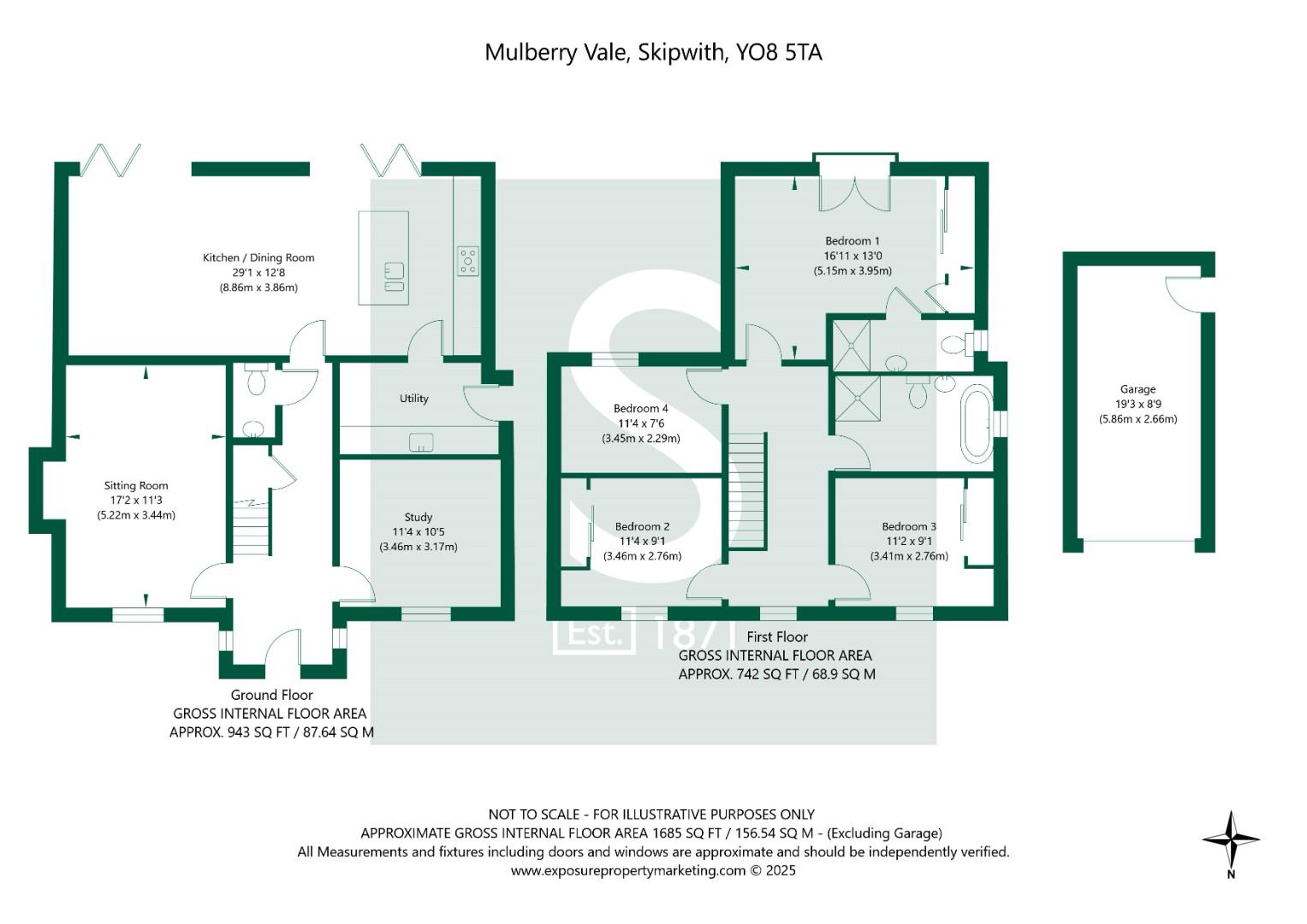 Mulberry Vale Meadow View Skipwith YO8 5TA
