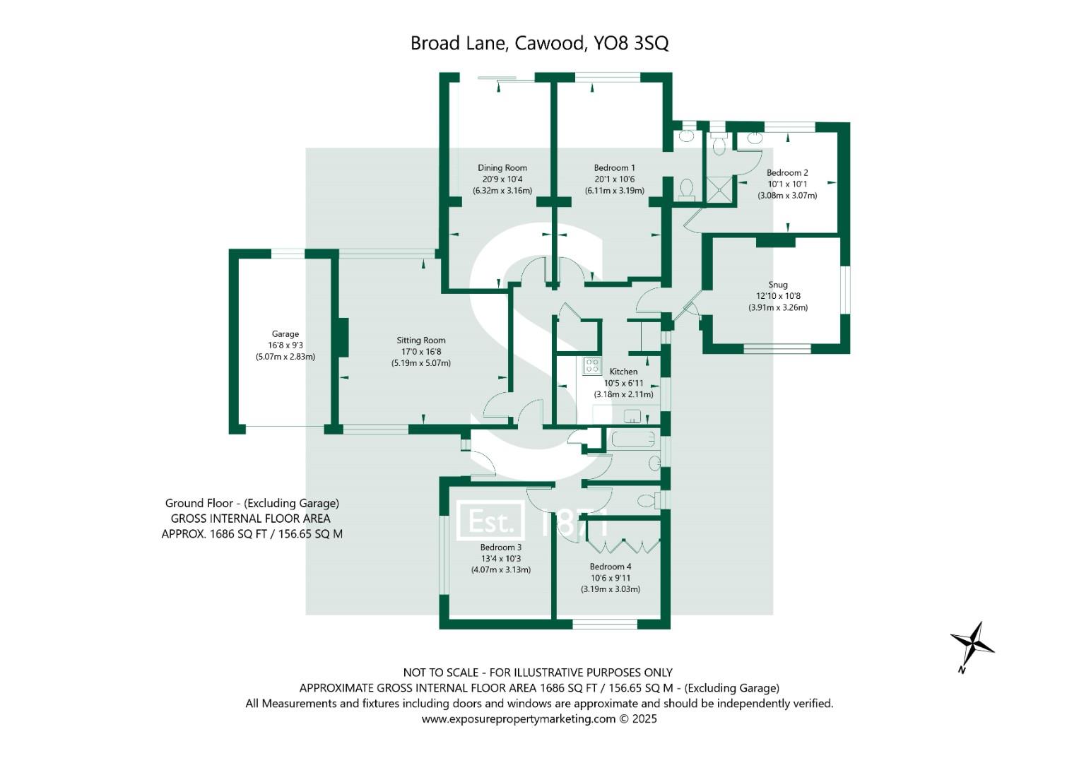 Broad Lane 15 Cawood YO8 3SQ