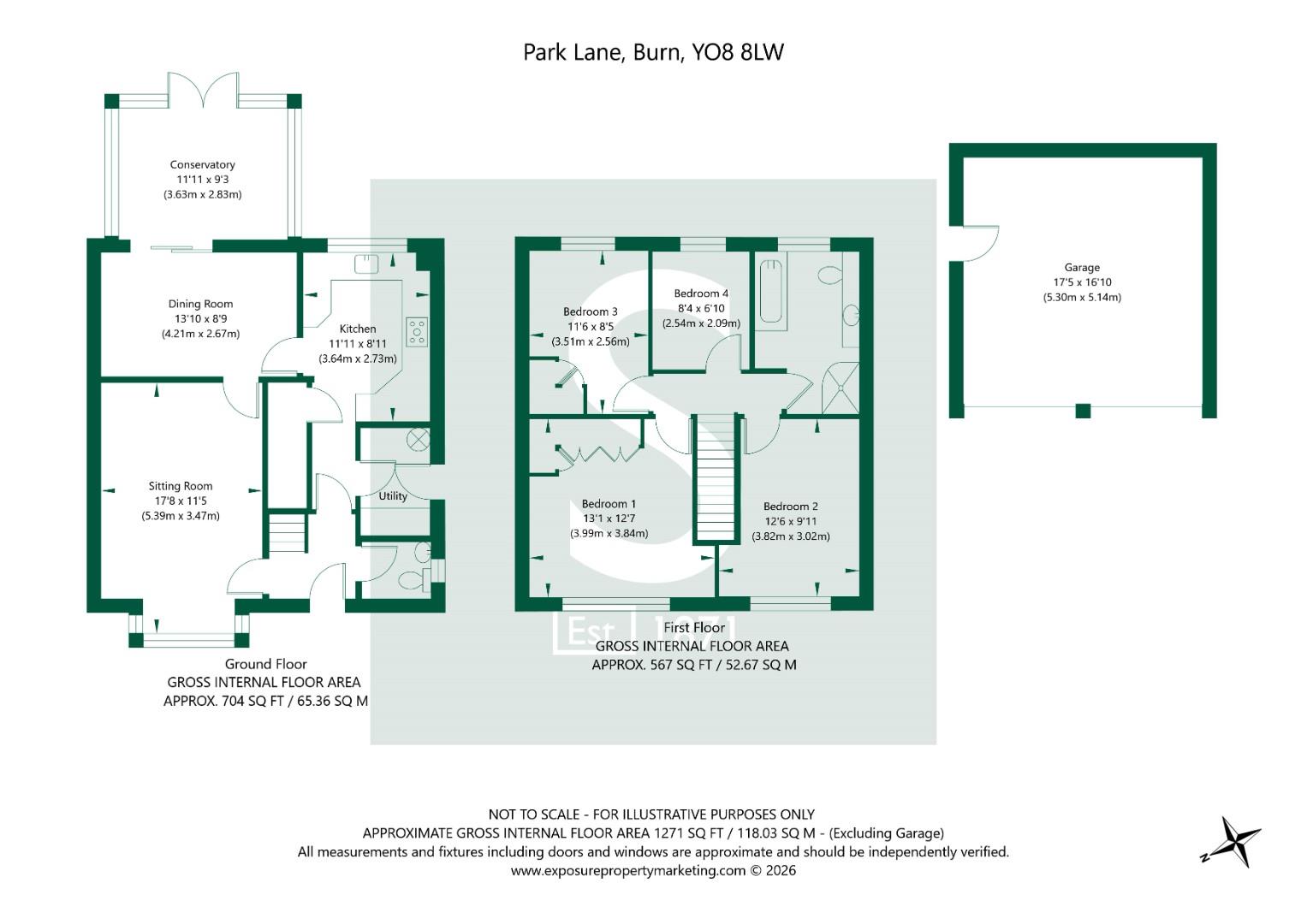 Park Lane Forty Nine Steps Burn YO8 8LW