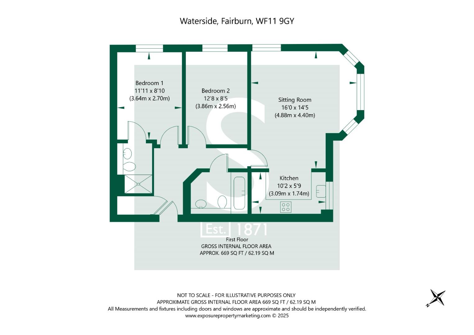 Waterside Apartment 20 Fairburn WF11 9GY