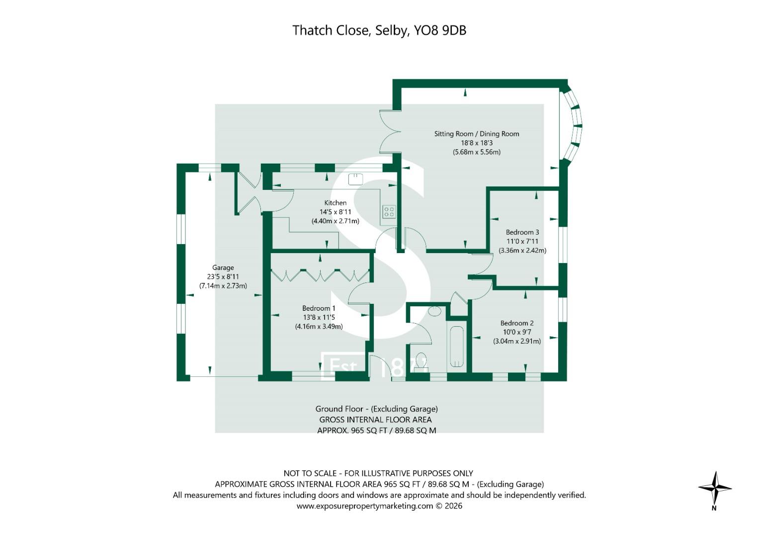 Thatch Close 21 Selby YO8 9DB